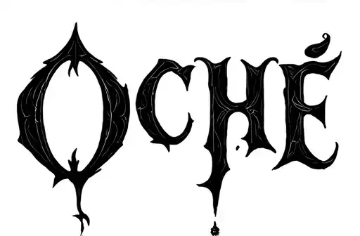 "Oché" tattoo design idea