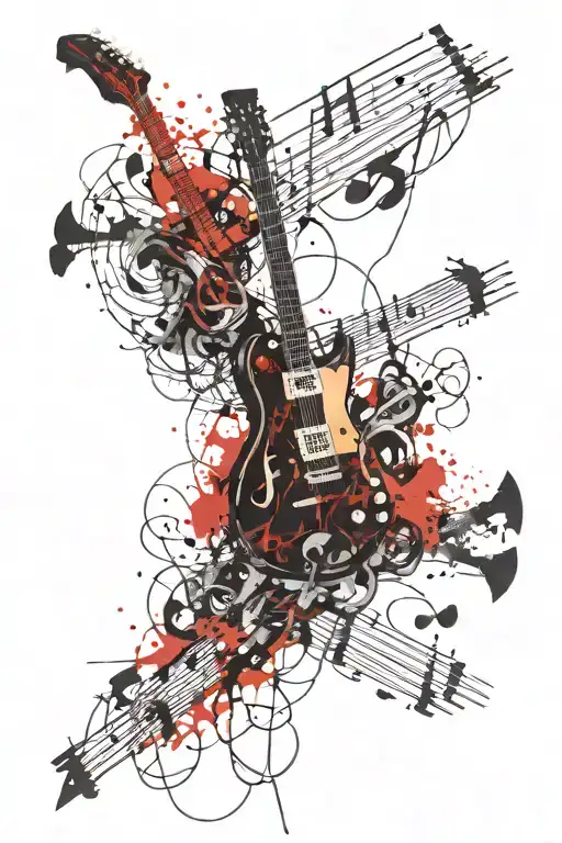 music themed tattoo and metallica and justice for all tattoo design idea