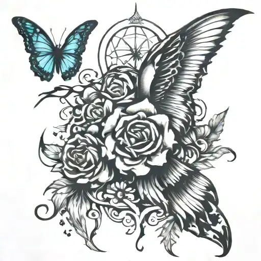 metamorphsis tattoo design idea