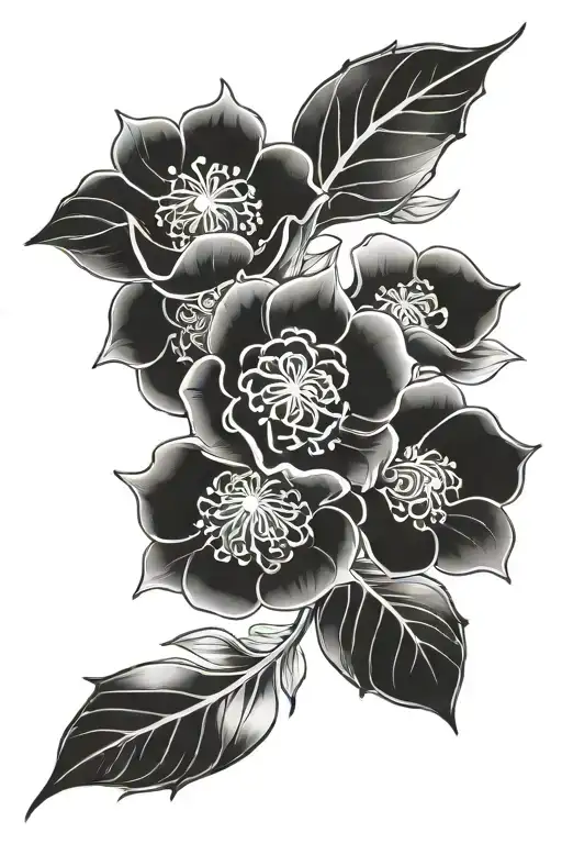 naples and personal growth tattoo design idea