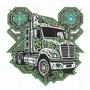 truck driver, plumber tattoo design idea