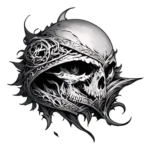 Elden Ring Maliketh tattoo design idea
