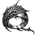 Elden Ring Maliketh tattoo design idea