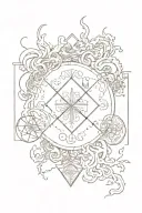 four elements tattoo design idea