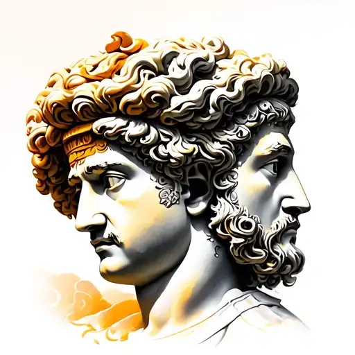 Alexander the great tattoo design idea