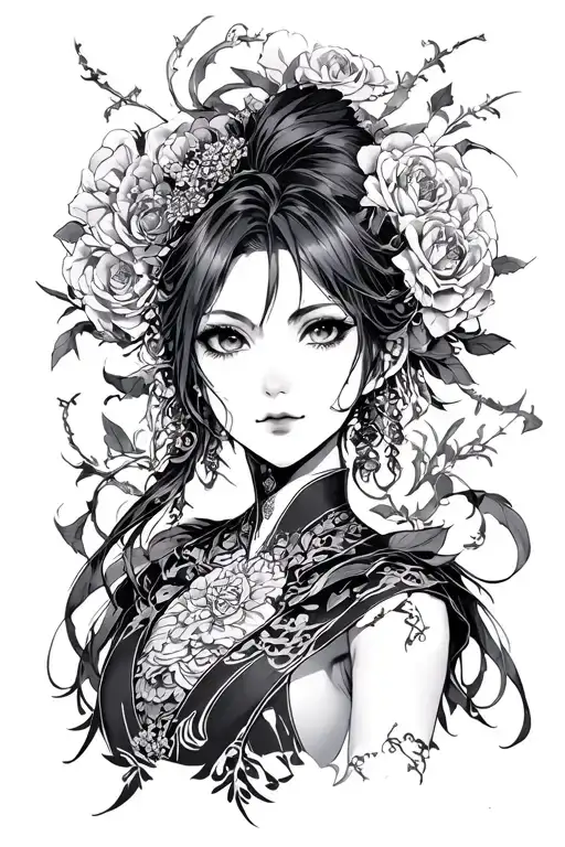 manga Sukuna domain expansion tattoo design idea