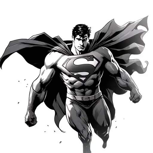Superman tattoo design idea