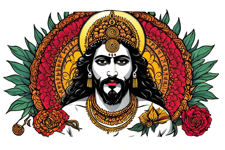 bhole baba tattoo design idea