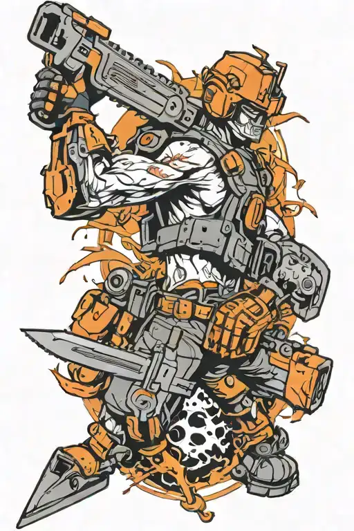 Chainsawman makima tattoo design idea