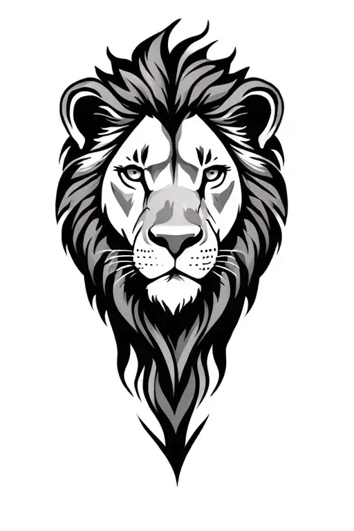 small lions head tattoo tattoo design idea