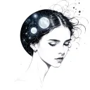 Pleiades tattoo design idea