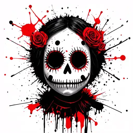 Voodoo Doll tattoo design idea