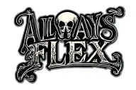 "ALWAYS FLEX" Skull Mysterious tattoo design idea