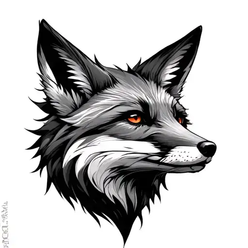 Fox Sin Of Greed tattoo design idea