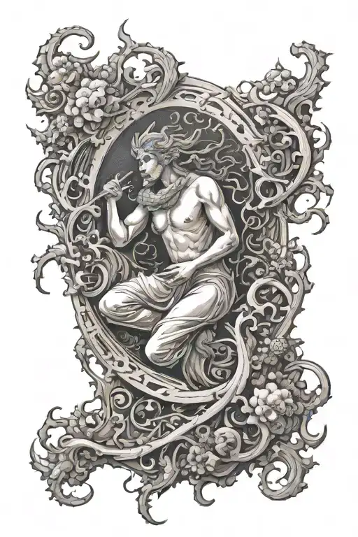 Sylosis artwork, gustave dore style. Mix it tattoo design idea