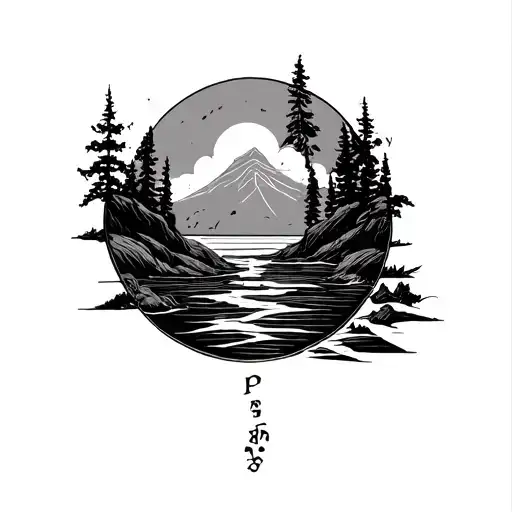 path to paradise is through hell tattoo design idea