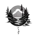 path to paradise is through hell tattoo design idea