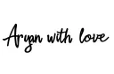 "Aryan with love" tattoo design idea