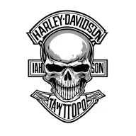 Harley Davidson logo tattoo design idea