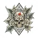 "every year shed is a memory of you" tattoo design idea