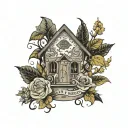 "every year shed is a memory of you" tattoo design idea