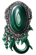 mammoth ivory jewelry nephrite jade gemstone Alaska tattoo design idea