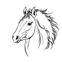 Crazy Horse tattoo design idea