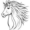 Crazy Horse tattoo design idea