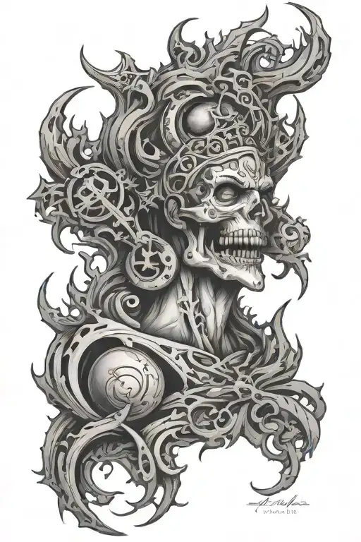 blasphemous tattoo design idea