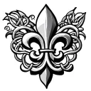 Celtic Fleur-de-Lis tattoo design idea