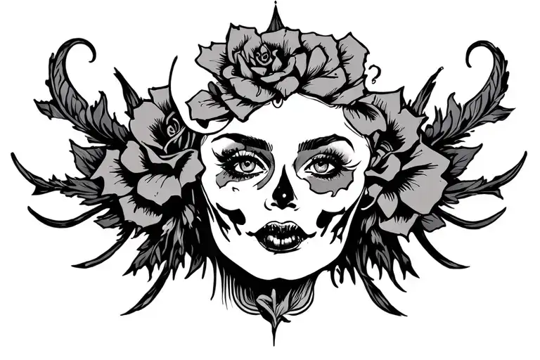 Whore tattoo design idea
