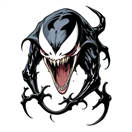 Venom tattoo design idea