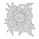 Korean tattoo design idea