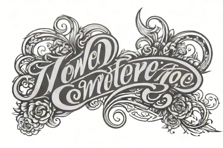 large lettering tattoo on upper arm tattoo tattoo design idea
