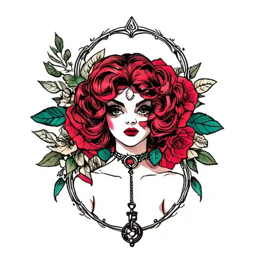 Chastity  sissy tattoo design idea