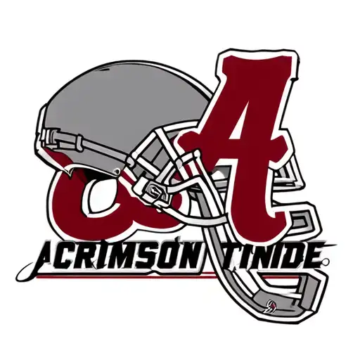 Alabama crimson tide stadium tattoo design idea
