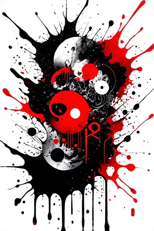 chaos symbols tattoo design idea