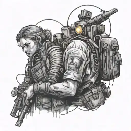 metro exodus anna tattoo design idea