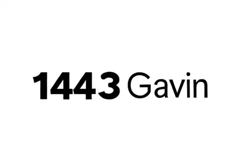 "14643 Gavin" tattoo design idea