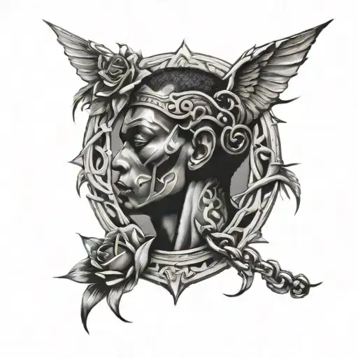 slave tattoo design idea