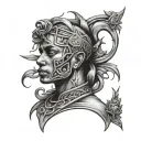 slave tattoo design idea