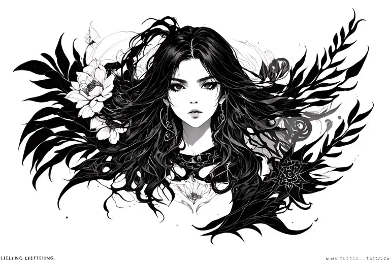 solo leveling anime tattoo design idea