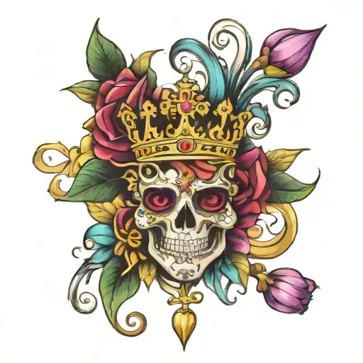 royalties tattoo design idea