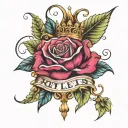 royalties tattoo design idea