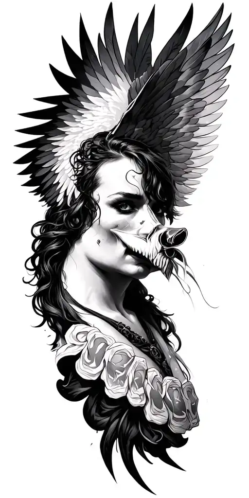 heavenly tattoo design idea