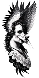 heavenly tattoo design idea