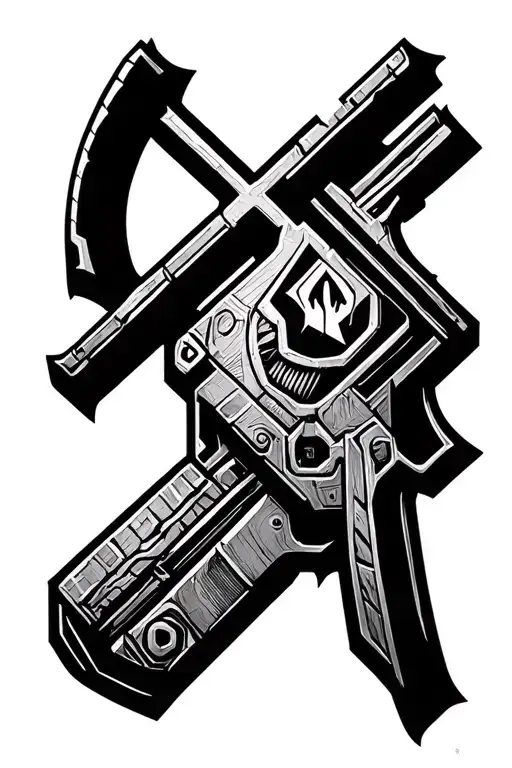 fortnite logo tattoo design idea