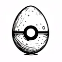 pokemon egg tattoo design idea