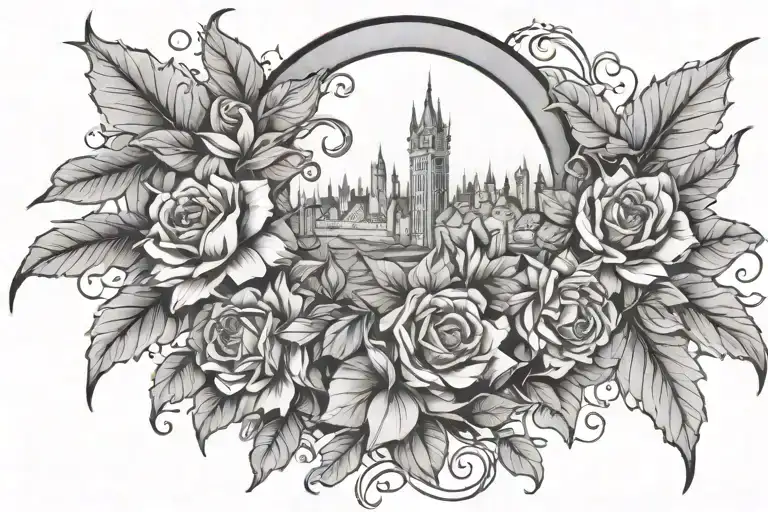 fall 7 rise 8 tattoo design idea