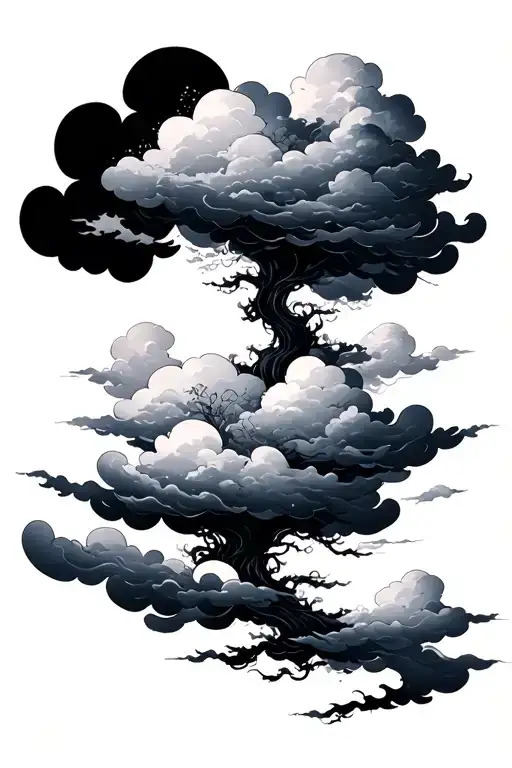 CLOUD AND AIR JAPANESE tattoo design idea